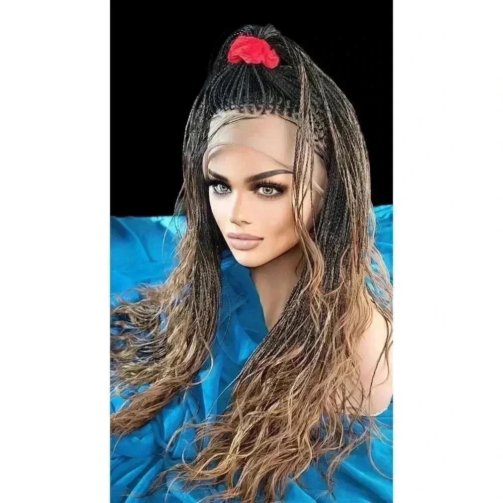 Braided wigs, Full lace Wig, 100% handmade, long braids gorgeous, ALINA, NWT - Picture 12 of 15